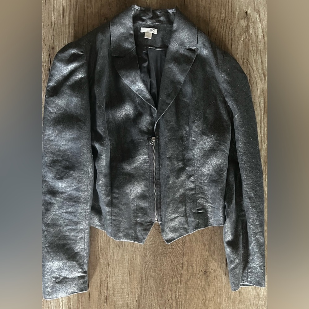 Go International Metallic Jacket Blazer